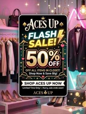 FLASH SALE For The Next 24 Hours The Entire Closet Is 50% Off
